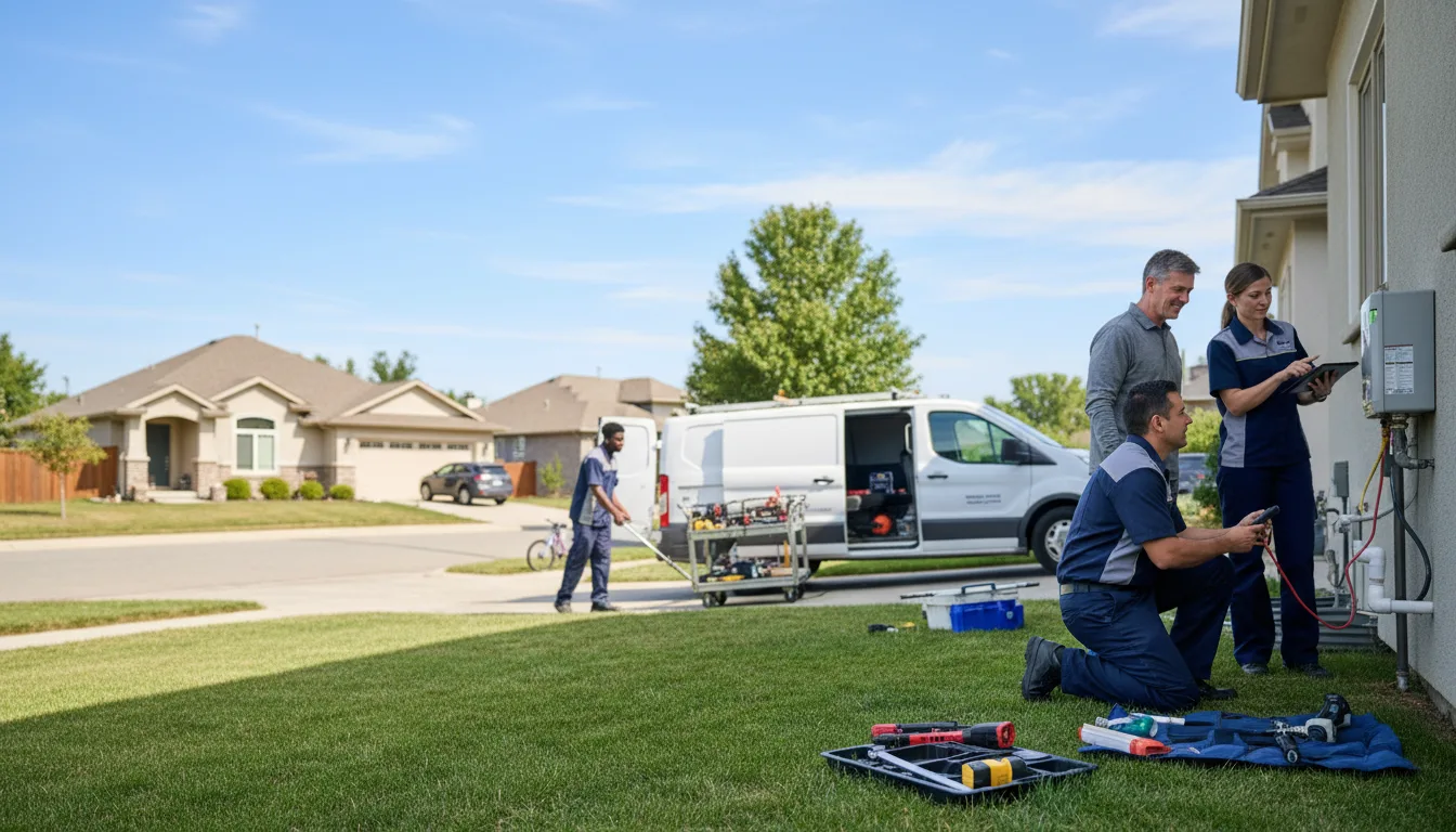 Tankless water heater service in Garvin, OK